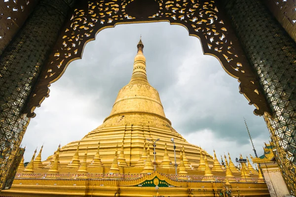 famous golden temple at bagan, myanmar