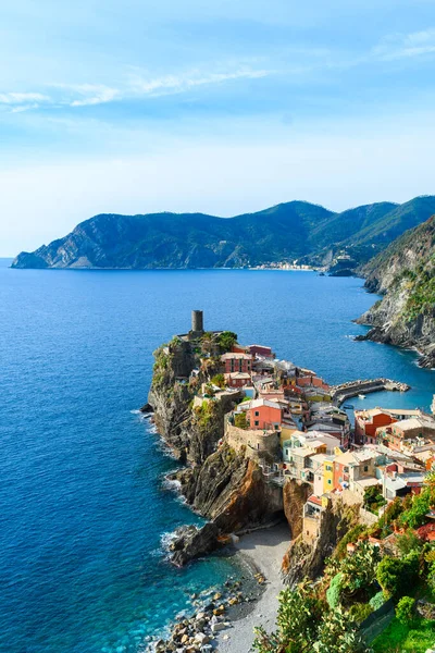 Increíble Ciudad Riomaggiore Cinque Terre Italia — Foto de Stock