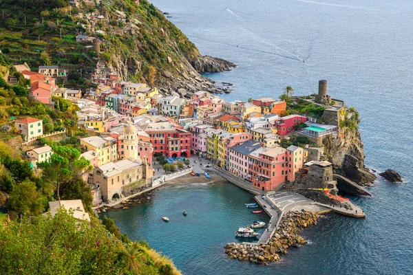 Incrível Cidade Riomaggiore Cinque Terre Itália — Fotografia de Stock