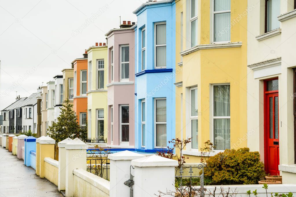 traditional english lined houses