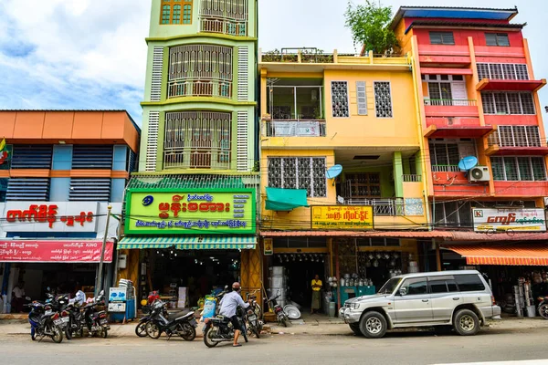 曼德勒 Myanmar 2019年8月22日 传统的当地市场Al Mandalay街 — 图库照片