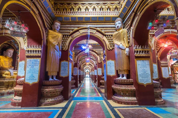 Monywa Mianmar 2019 Augusztus Bodday Pagoda Complex Monywa — Stock Fotó