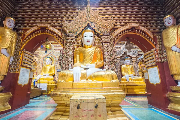 Monywa Myanmar Augusti 2019 Bodday Pagoda Complex Monywa — Stockfoto