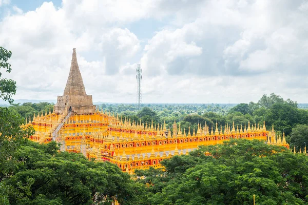 Monywa Mjanma Sierpnia 2019 Kompleks Pagody Dziękczynnej Monywa — Zdjęcie stockowe