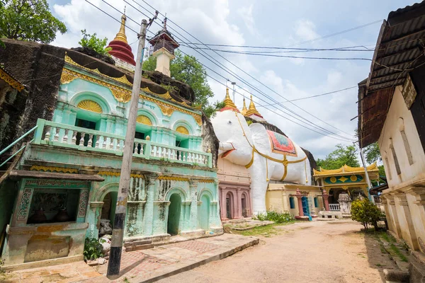 Phowintaung Świątynia Jest Słynny Kompleks Położony Monywa Mjanma — Zdjęcie stockowe