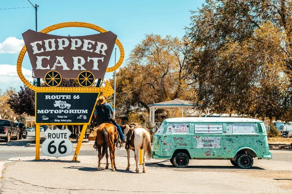 Seligman Arizona Agosto 2017 Famosa Cidade Seligman Rota Arizona — Fotografia de Stock