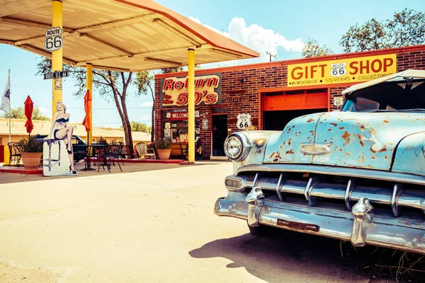 Seligman Arizona Agosto 2017 Famoso Pueblo Seligman Ruta Arizona —  Fotos de Stock