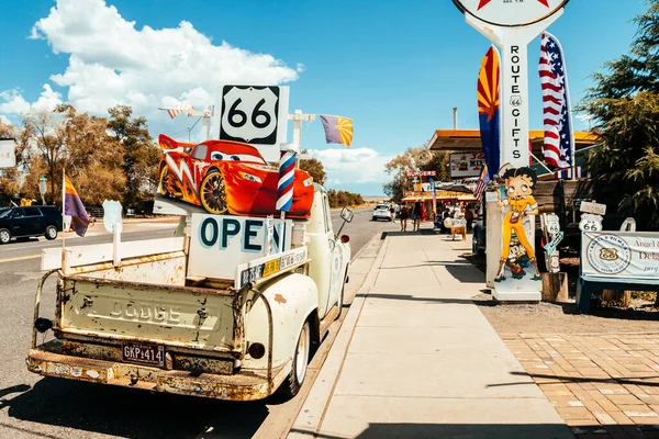 Seligman Arizona Agosto 2017 Famosa Cidade Seligman Rota Arizona — Fotografia de Stock