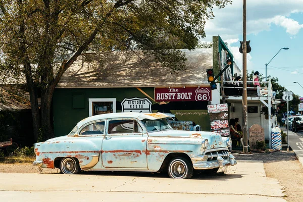 Seligman Arizona Agosto 2017 Famoso Pueblo Seligman Ruta Arizona —  Fotos de Stock