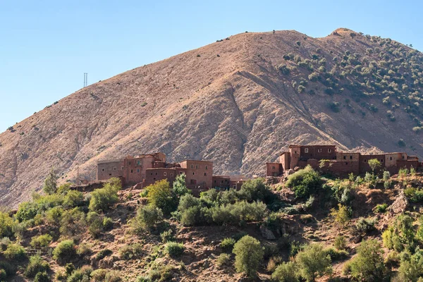 Bäverbyar Landsbygden Vid Marockansk Atlas — Stockfoto