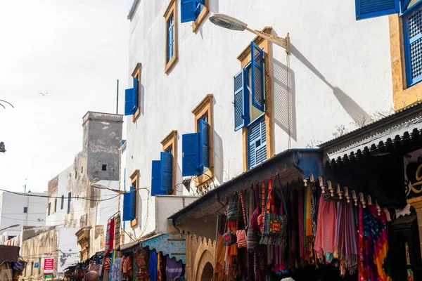 Essaouira Morocco Juni 2017 Färgglada Gator Essaouira Maritima Stad Morocco — Stockfoto