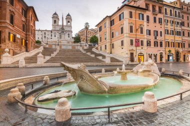 Roma, İtalya 'da. 5. Ekim 2016: Roma, İtalya 'da Piazza de spagna