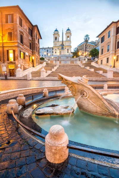 Piazza Spagna Rzymie Włochy — Zdjęcie stockowe