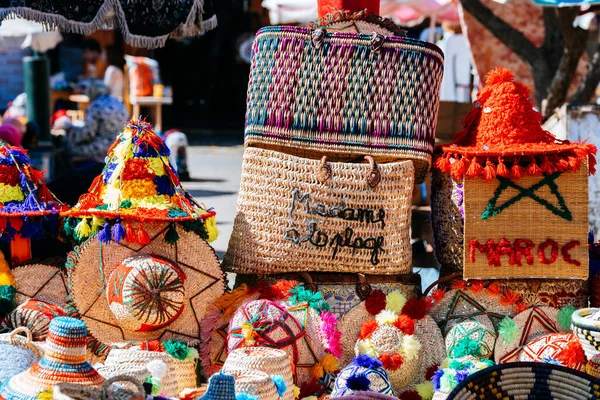 Colorido Handract Tienda Marroquí — Foto de Stock