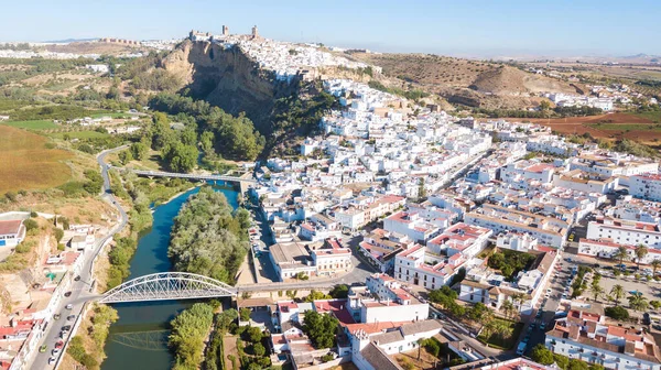 Luftaufnahme Von Arcos Frontera Spanien — Stockfoto