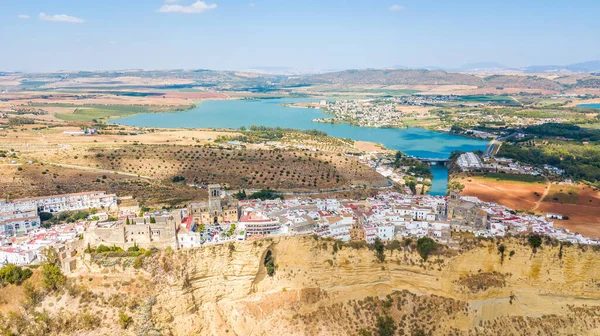 Vista Aérea Arcos Frontera Espanha — Fotografia de Stock