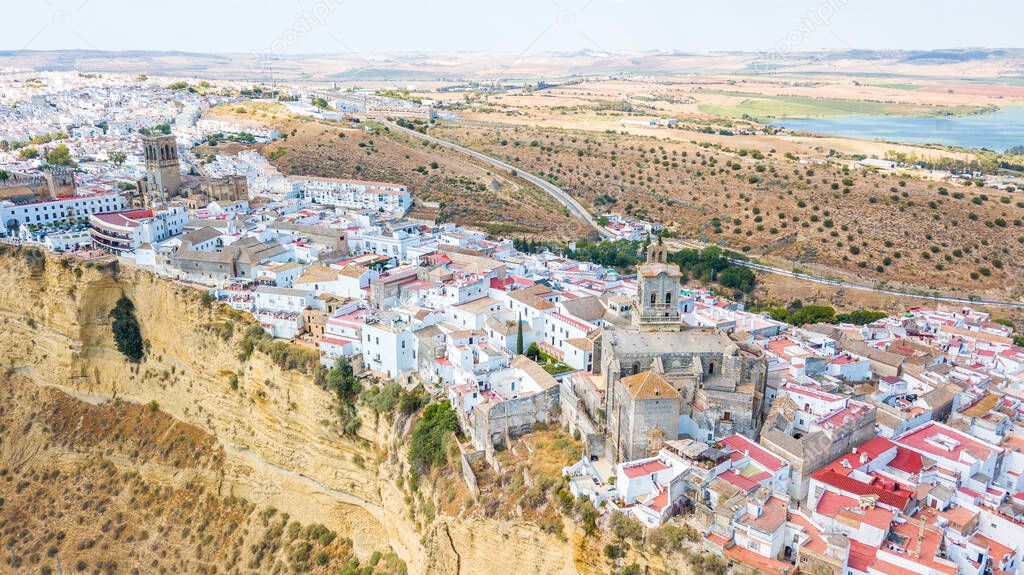 aerial view of arcos de la frontera, Spain