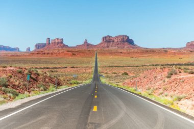 Anıt Vadisi 'nin inanılmaz yolu, Amerika