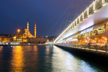 İstanbul, hindi. 5 Şubat 2016: galata Köprüsü manzaralı, İstanbul.