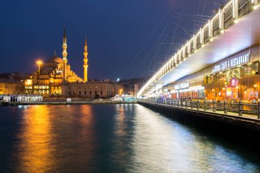 İstanbul, hindi. 5 Şubat 2016: galata Köprüsü manzaralı, İstanbul.