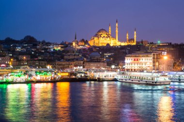 İstanbul, hindi. 5 Şubat 2016: galata Köprüsü manzaralı, İstanbul.