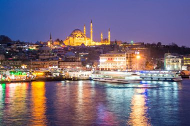 İstanbul, hindi. 5 Şubat 2016: galata Köprüsü manzaralı, İstanbul.