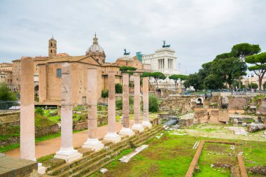 Roma, İtalya 'daki ünlü Roma forumunun görüşleri