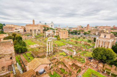 Roma, İtalya 'daki ünlü Roma forumunun görüşleri