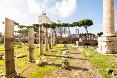 Roma, İtalya 'daki ünlü Roma forumunun görüşleri