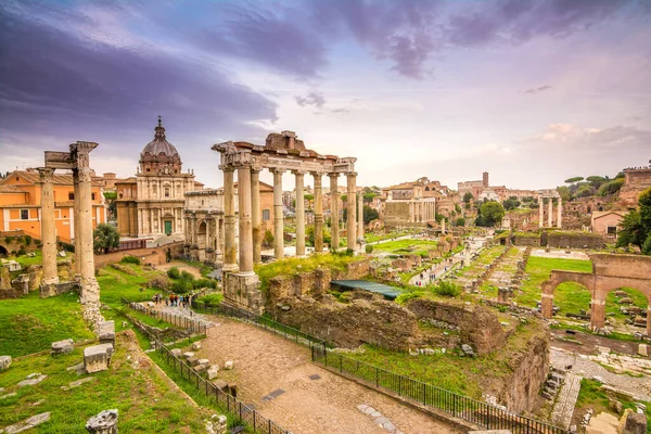 Vistas Del Famoso Foro Romano Roma Italia — Foto de Stock