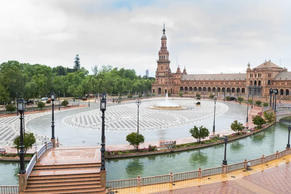 Vackra Torget Plaza Spaa Sevilla Spanien — Stockfoto