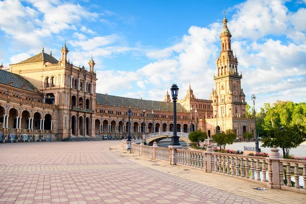 Vackra Torget Plaza Spaa Sevilla Spanien — Stockfoto