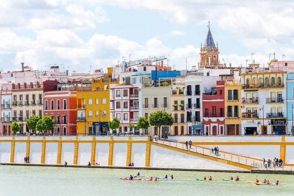 Výhledy Čtvrti Triana Seville Španělsko — Stock fotografie