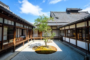 Kyoto, Japonya 'nın güzel zen tapınağı