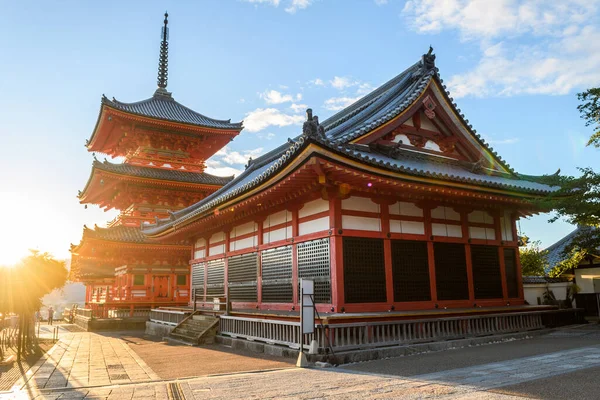 Santuário Dera Kiyomizu Kyoto Japão — Fotografia de Stock