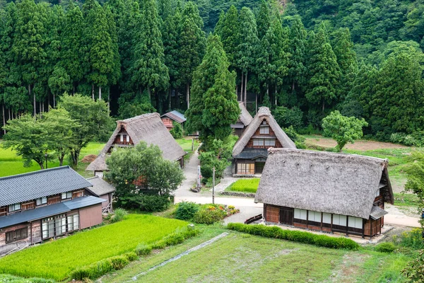 Παραδοσιακό Ιαπωνικό Χωριό Στο Shirakawago Ιαπωνία — Φωτογραφία Αρχείου