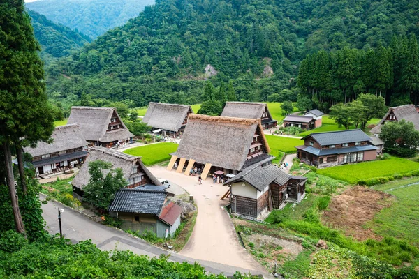 日本Shirakawago传统的日本村庄 — 图库照片