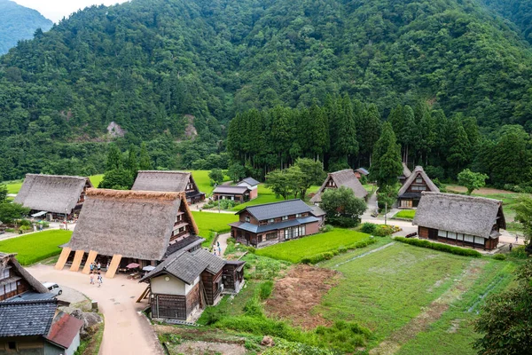 Shirakawago Japonya Daki Geleneksel Japon Köyü — Stok fotoğraf