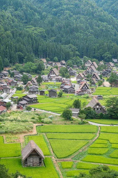 日本の白川郷の伝統的な日本の村 — ストック写真