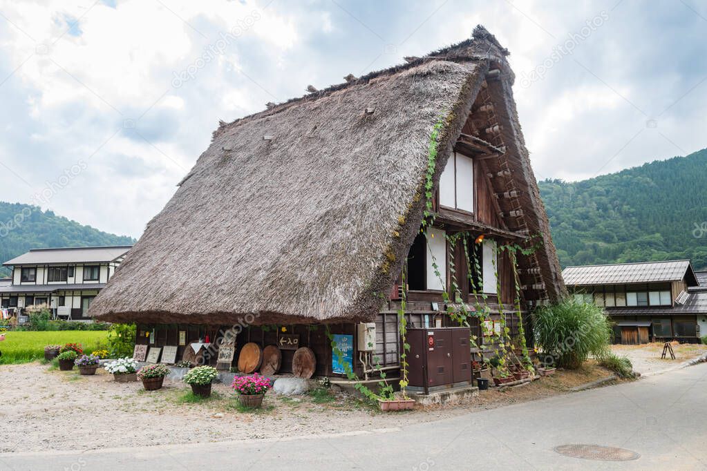 traditional Japanese village at shirakawago, Japan