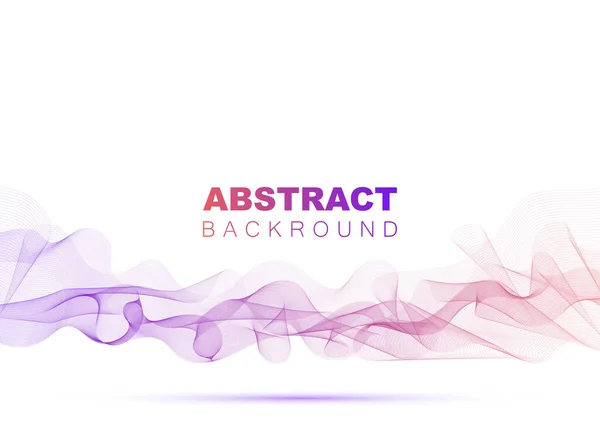 Gölgelerle el salla. Beyaz arkaplanda soyut gradyan çizgileri. Çizgi çalışması. Vektör çizimi. Karıştırma aracı kullanılarak oluşturulan çizgilerle renkli parlak bir dalga. Dalgalı kıvrımlı, düz çizgili. Tasarım ögesi.