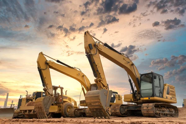 Excavator Construction Site — Stock Photo, Image