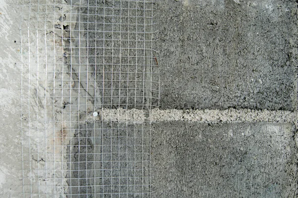 Steel Mesh Net Protect Crak Concrete Plastering Block Work — Stock Photo, Image