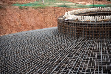 Detaylı inşaat demiri yapı rüzgar değirmeni