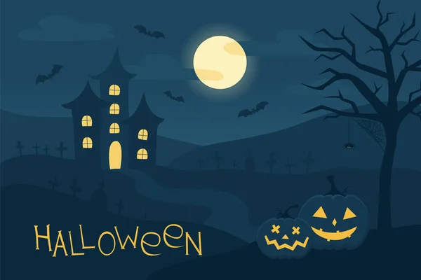 Cadılar Bayramı 'nda kabaklar, yarasalar, örümcekler, mezarlar ve ürkütücü eski evlerle mutlu cadılar bayramı geçmişi. Cadılar Bayramı davetiyeleri için boşluk afişini kopyala