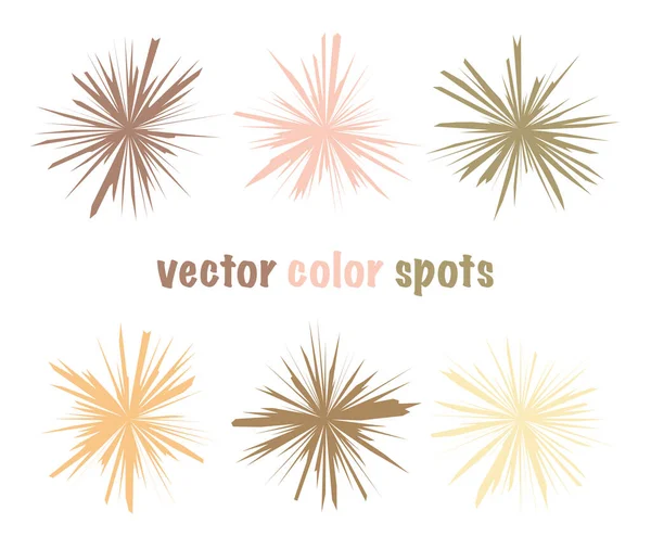 Renklendirilebilir keskin noktalar. Çıplak pastel kristal daireler. Tasarımınız için yumuşak bej simgeler soyut şekiller