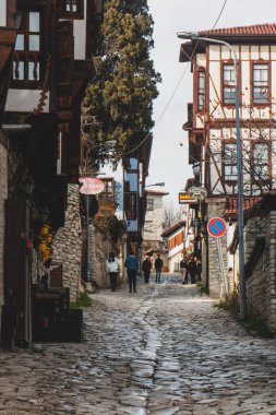 29 Ocak 2020 Safranbolu / Türkiye Güzel Safranbolu evleri ve sokakları