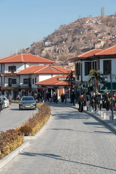 Ankara Turquie Janvier 2020 Place Haci Bayram Veli Ses Habitants — Photo