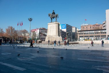 Ankara / Türkiye 22 Ocak 2020 Ankara Kizilay Meydanı