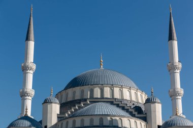 Ankara / Türkiye 22 Ocak 2020 Ankara Kocatepe camisinin İçişleri manzarası